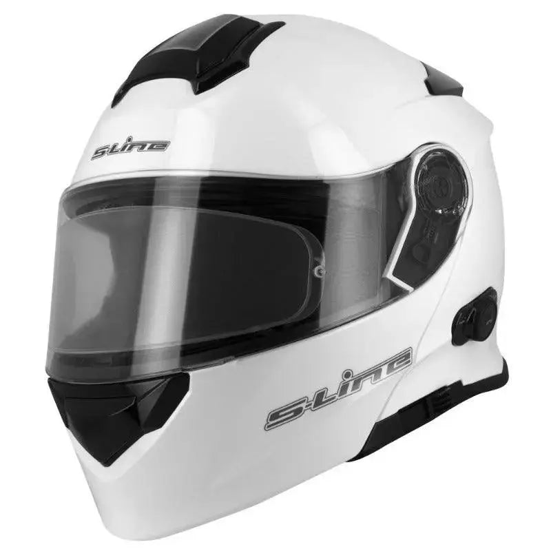 Casque moto bluetooth - Blanc - Le Pratique du Motard