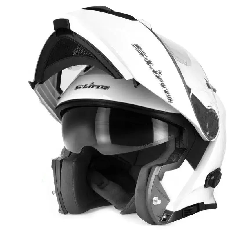 Casque moto bluetooth - Blanc - Le Pratique du Motard