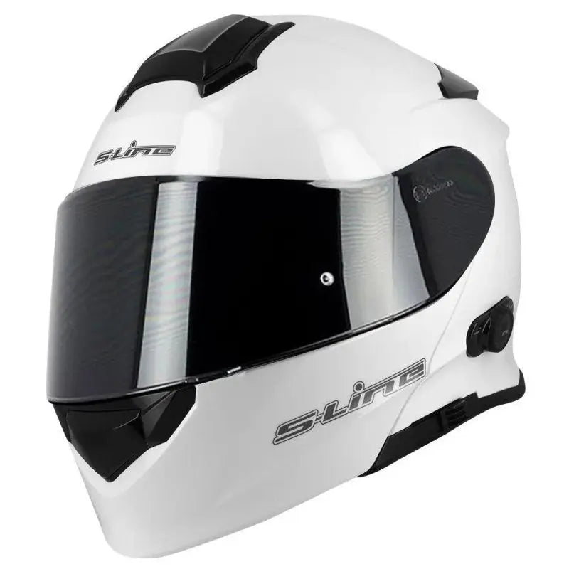 Casque moto bluetooth - Blanc - Le Pratique du Motard