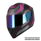 Casque Moto Rose Femme- S441 VENGE +PINLOCK Le Pratique du Motard