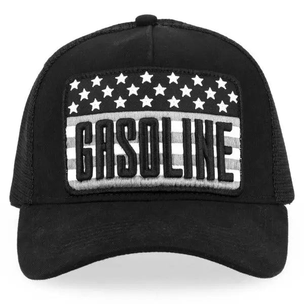 Casquette Trucker Noir - Gasoline Le Pratique du Motard