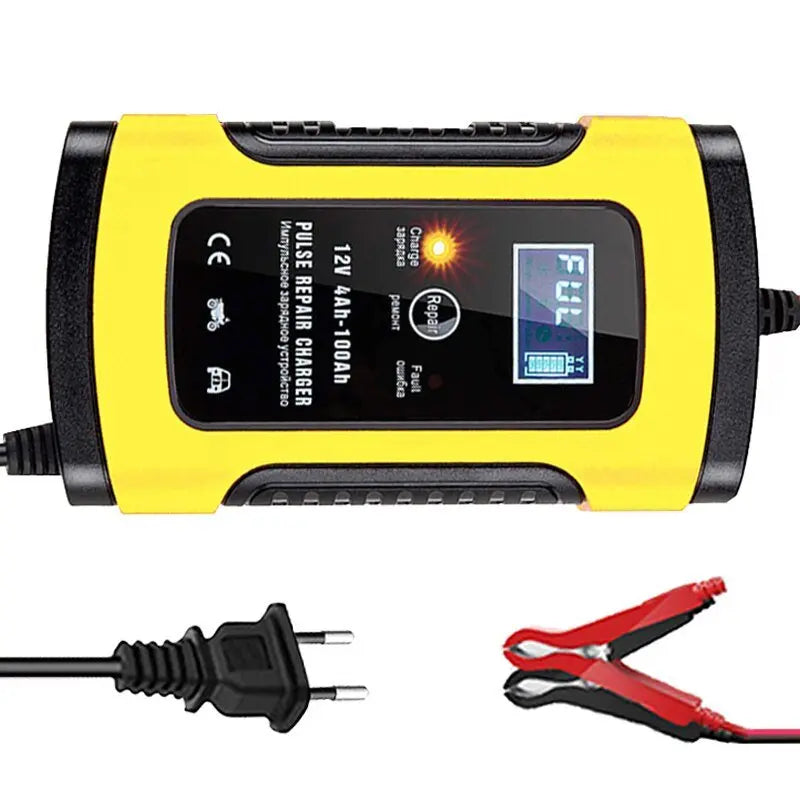 Chargeur batterie moto Automatique - 12V 6A - Le Pratique du Motard