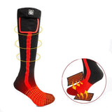 Chaussettes chauffantes moto - Rouge Le Pratique du Motard