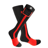 Chaussettes chauffantes moto - Rouge Le Pratique du Motard