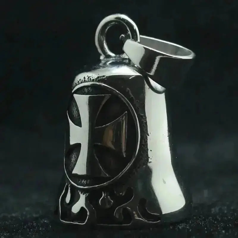 Cloche de moto unique "croix celtique" - Le Pratique du Motard