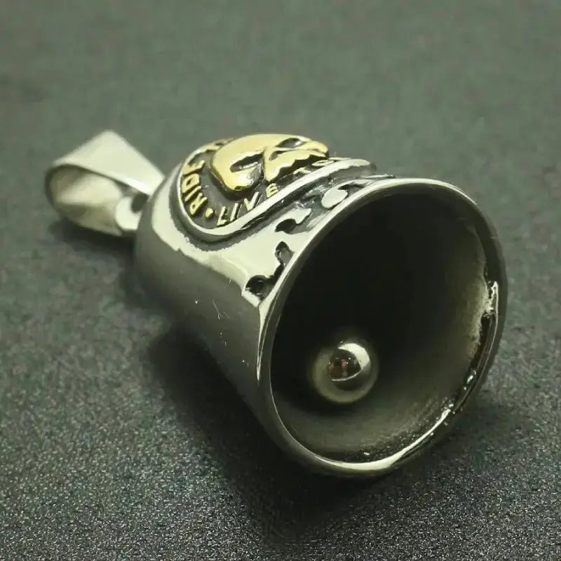Cloche de moto unique "RIDE TO LIVE-LIVE TO RIDE" - Le Pratique du Motard