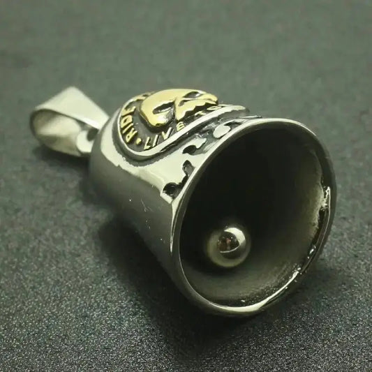 Cloche de moto unique "RIDE TO LIVE-LIVE TO RIDE" - Le Pratique du Motard