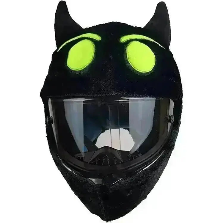 Couvre Casque Moto - Chat NOir - Le Pratique du Motard