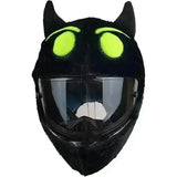 Couvre Casque Moto - Chat NOir - Le Pratique du Motard