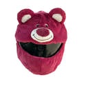 Bonnet De Noël Pour Casque De Moto Avec Gants - Décoration Père Noël En Peluche - Accessoire Festif Moto - 10