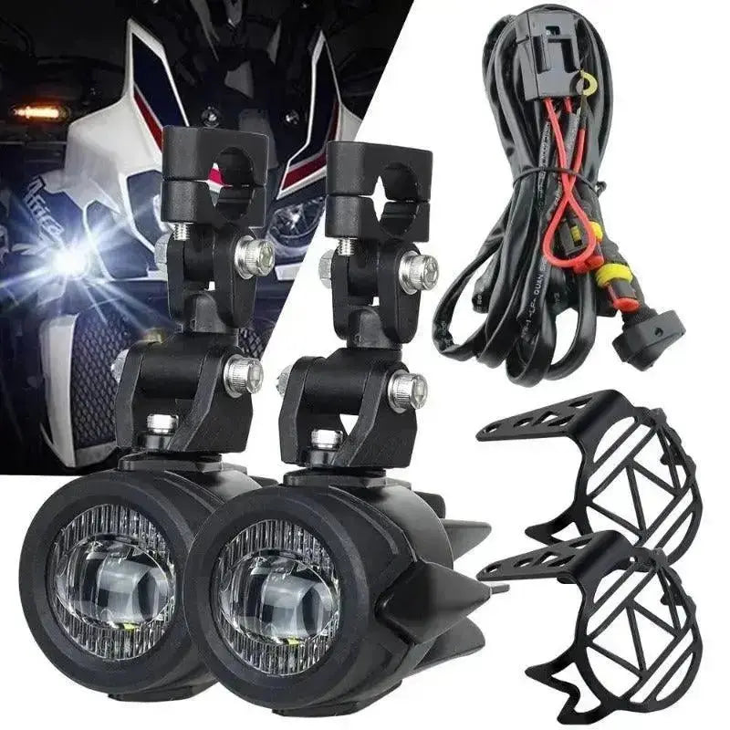 Feux additionnels LED moto multidirectionnel - Le Pratique du Motard