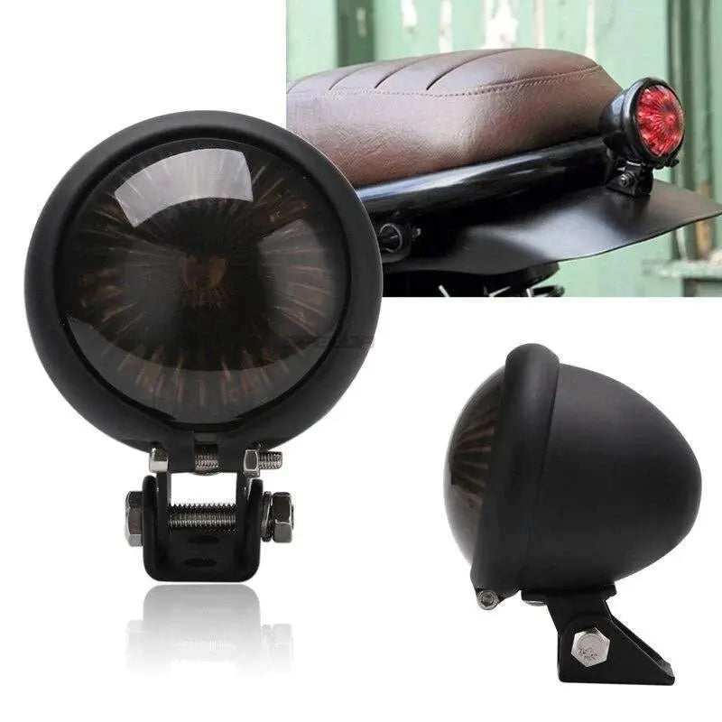 Feux Arriere Led moto Cafe racer - Noir Le Pratique du Motard
