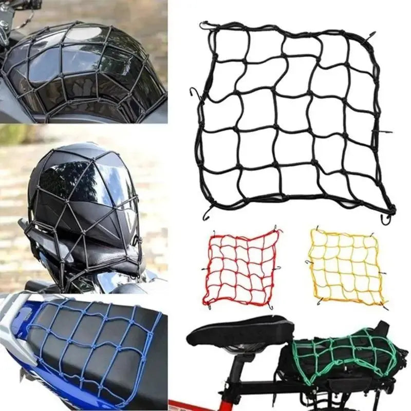 Acheter 1 pièces filet d'araignée élastique de moto 1 pièces corde  élastique de moto corde élastique avec crochets support de Spidernet  d'araignée avec crochets bagages de vélo de moto