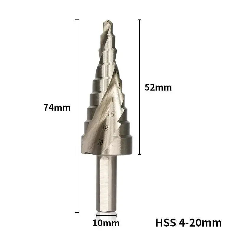 Forets queue hexagonale 4 a 32 mm - Le Pratique du Motard