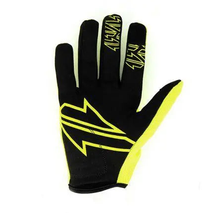 Gants Moto cross Jaune Fluo -Homologué Le Pratique du Motard
