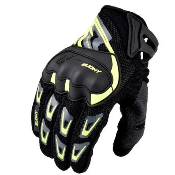 Gants Moto Cross Vert Le Pratique du Motard