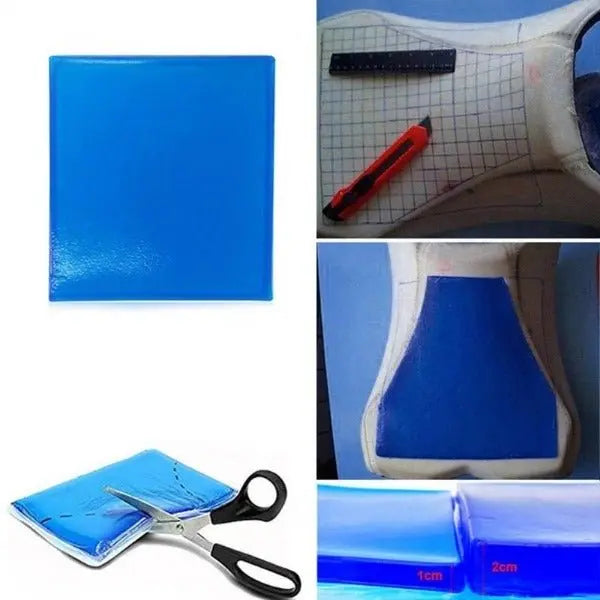 Gel selle moto - Bleu 35x35cm Le Pratique du Motard