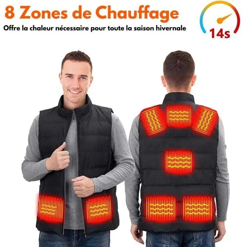 Gilet chauffant moto Unisexe JACKHEAT™ - LE PRATIQUE DU MOTARD