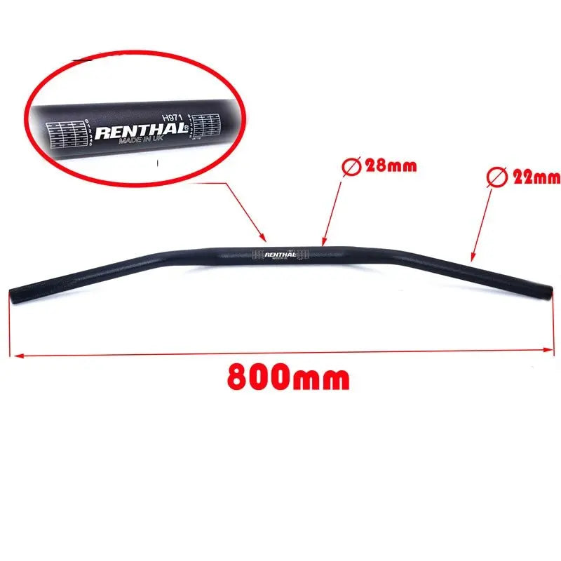 Guidon Moto 28mm - Renthal Le Pratique du Motard