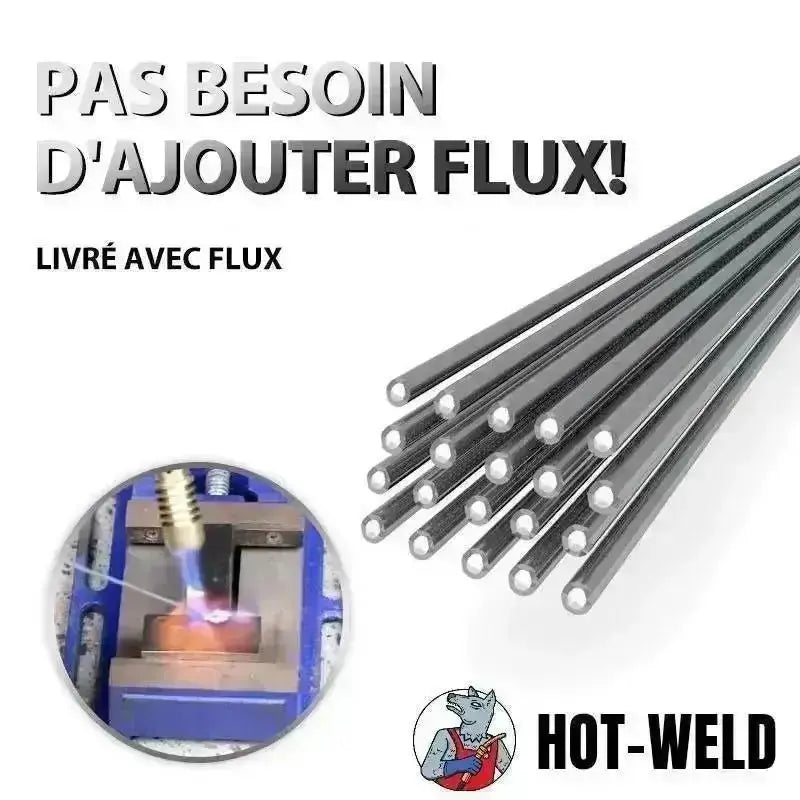 HOT-WELD - Baguette de soudure Aluminium - Le Pratique du Motard
