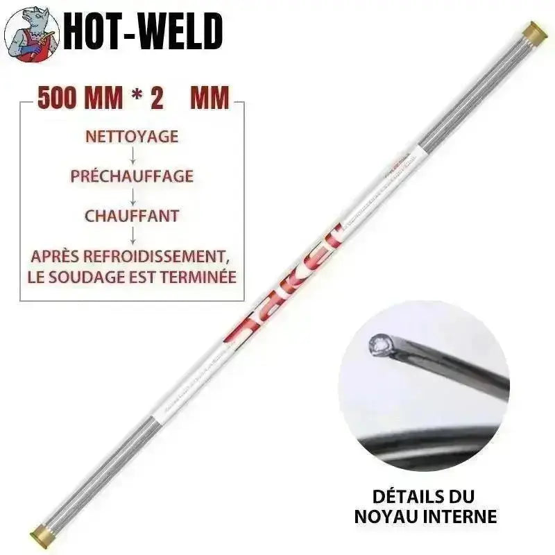 HOT-WELD - Baguette de soudure Aluminium - Le Pratique du Motard