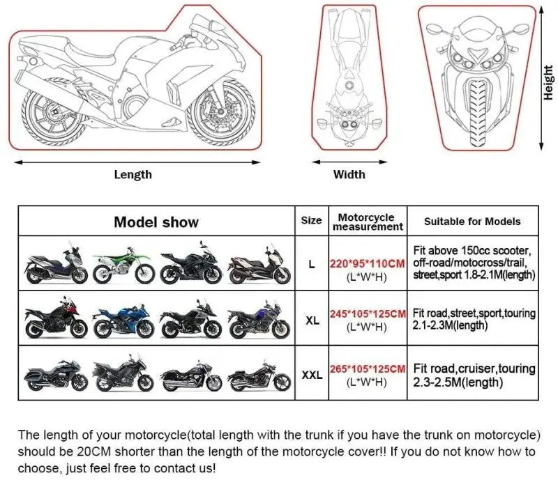 Housse de protection moto - Le Pratique du Motard