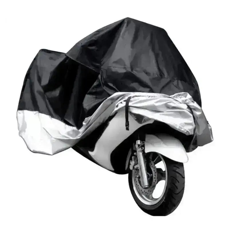 Housse de Protection Moto Imperméable Couverture Extérieur Interieur avec  Bandes