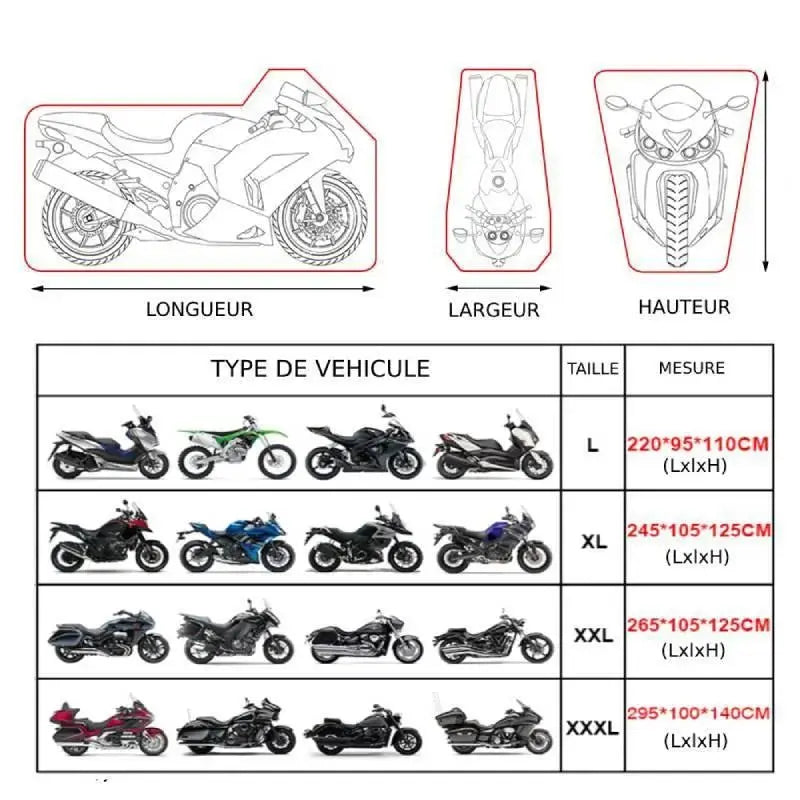 Housse Moto Haute Performance - Le Pratique du Motard