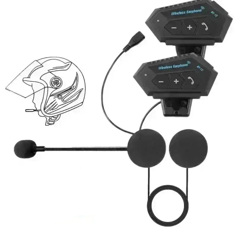 Intercom casque moto | BT-12 - Le Pratique du Motard