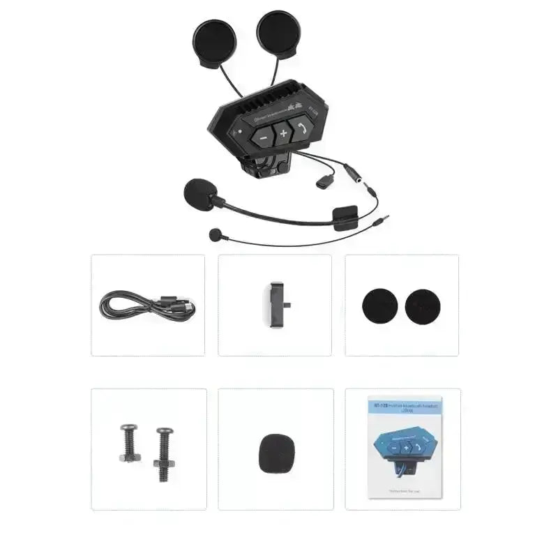 Intercom moto DUO | BT-12B - Le Pratique du Motard