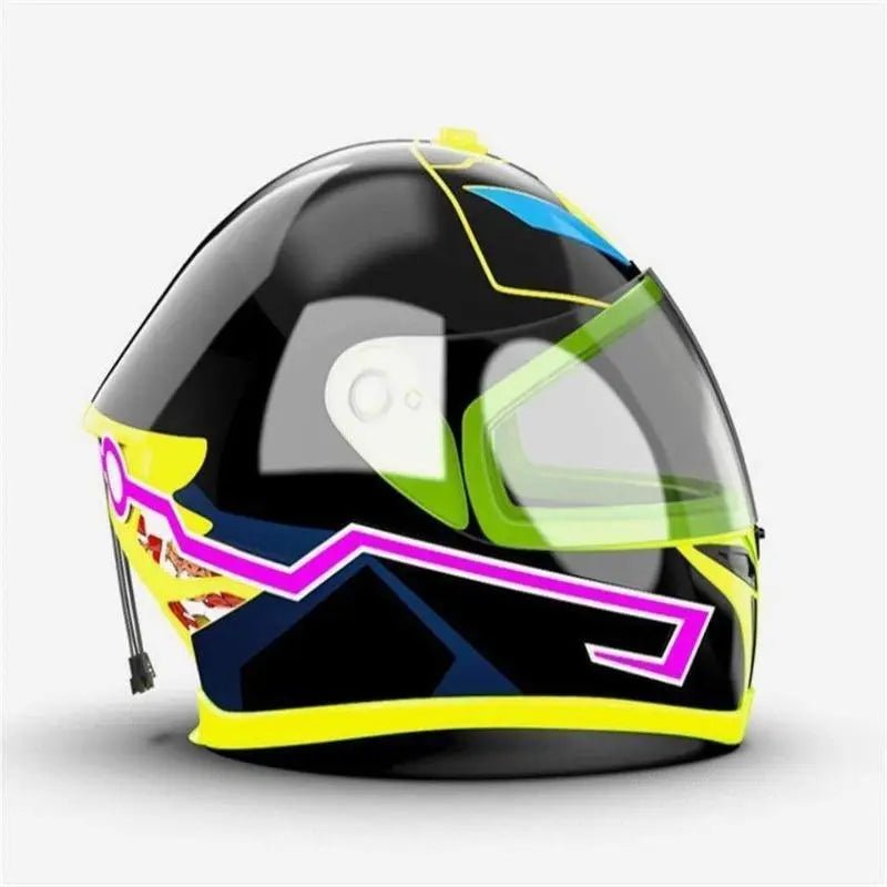 Concevoir un casque autocollant personnalisé pour la course et le