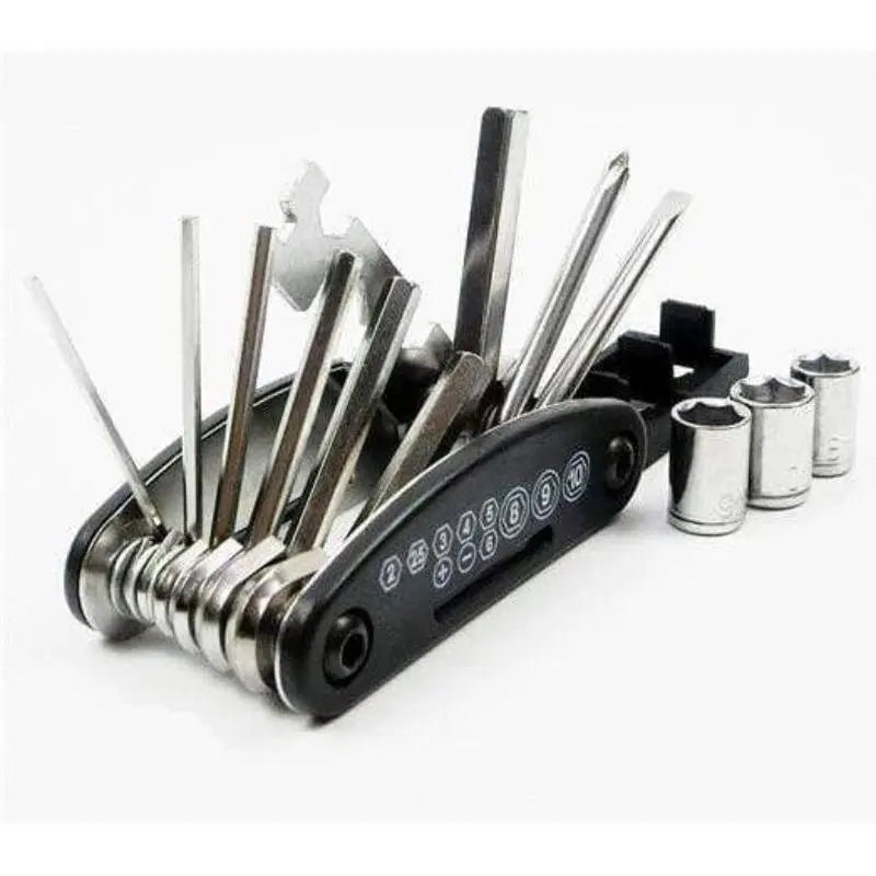 Kit de réparation de poche 16 OUTILS EN 1 - Le Pratique du Motard