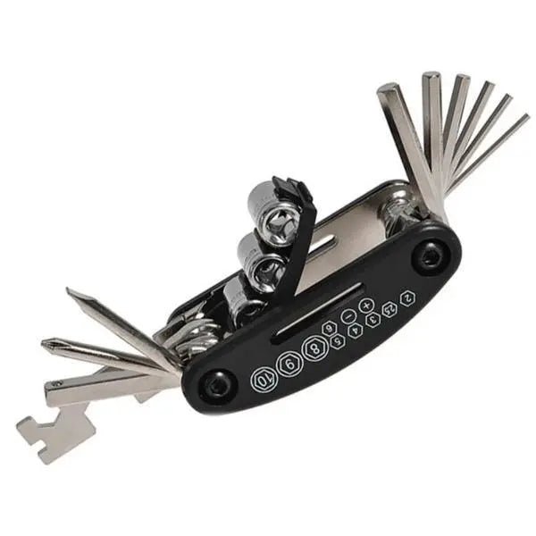 Kit de réparation de poche 16 OUTILS EN 1 - Le Pratique du Motard