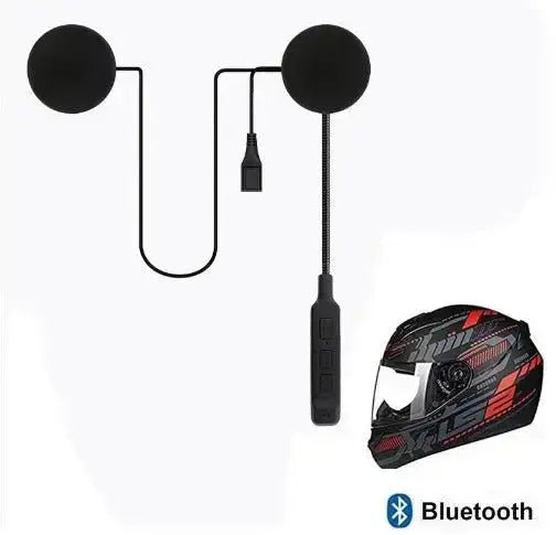 Noir - Kit D'appel Mains Libres Bluetooth Bt12 Pour Casque De Moto