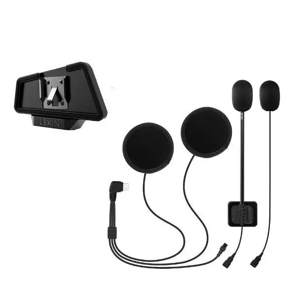 LEXIN-B4FM-X - Kit de réchange Écouteur + Micro - Le Pratique du Motard