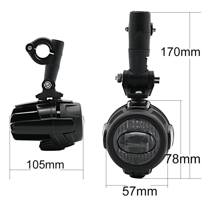 Set Feux additionnels LED + Phare LED moto QL4 pour BMW R 1200 GS 04-12 : Accessoire Moto Undefined Le Pratique du Motard