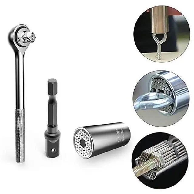 MAXIGRIP™ Douille a cliquet 30 outils en 1 - Le Pratique du Motard