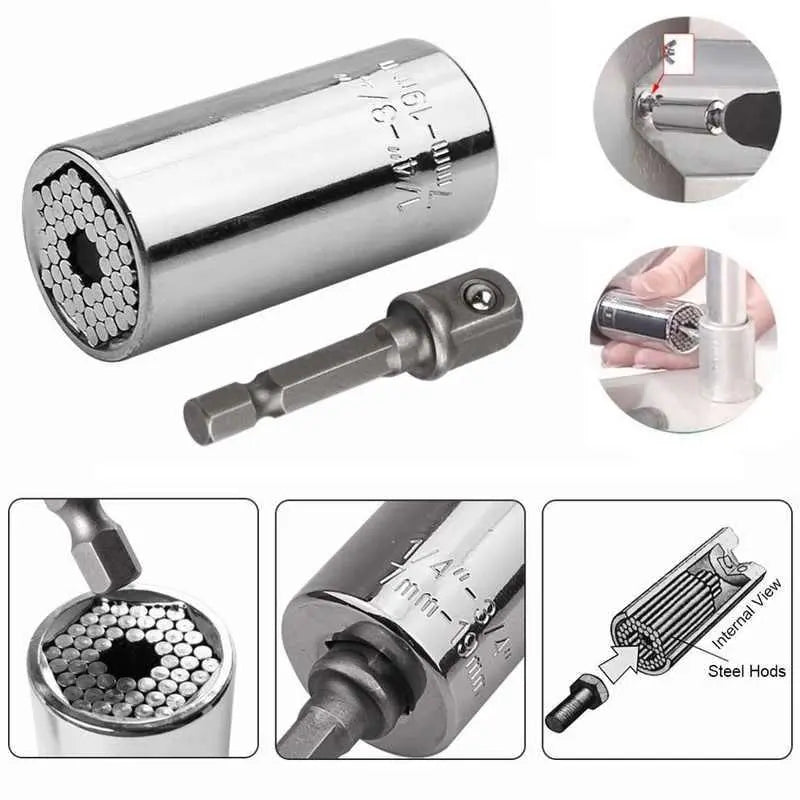 MAXIGRIP™ Douille a cliquet 30 outils en 1 - Le Pratique du Motard