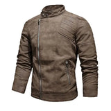 Perfecto Cuir Marron Homme Le Pratique du Motard
