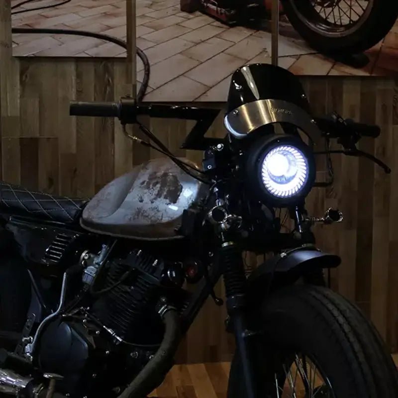 Phare led moto cafe racer - LE PRATIQUE DU MOTARD