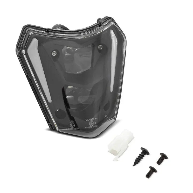 Phare LED moto ECE avec masque pour KTM EXC / EXC-F / Freeride / Enduro / SMC 14-22 XDure SW1 blanc Le Pratique du Motard