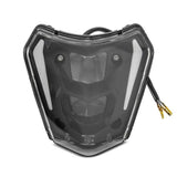 Phare LED moto ECE avec masque pour KTM EXC / EXC-F / Freeride / Enduro / SMC 14-22 XDure SW1 blanc Le Pratique du Motard