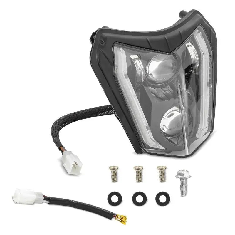 Phare LED moto homologué E DRL Xdure SW2 pour KTM 690 SMC R / Enduro/ R 19-22 Le Pratique du Motard