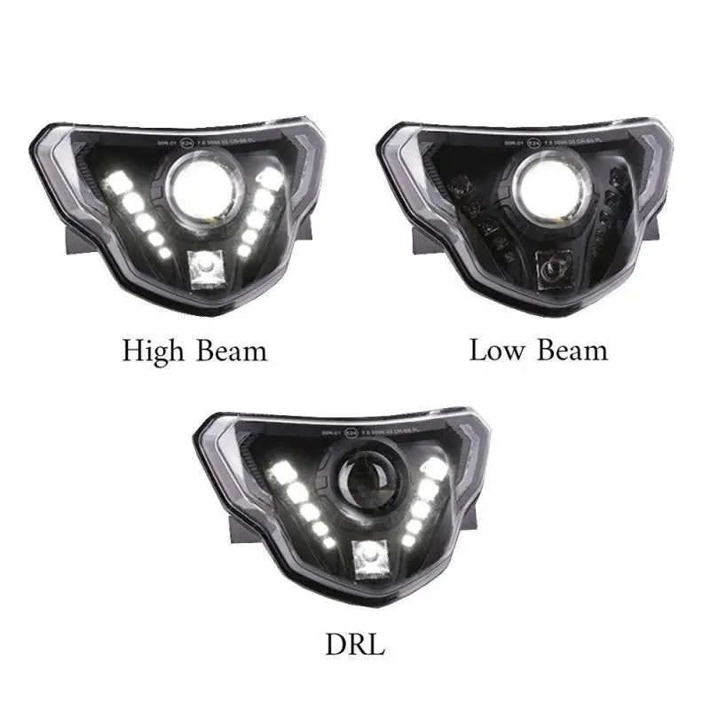 Phare LED moto QL5 pour BMW G 310 GS / R 16-20 Feux avant ECE Le Pratique du Motard