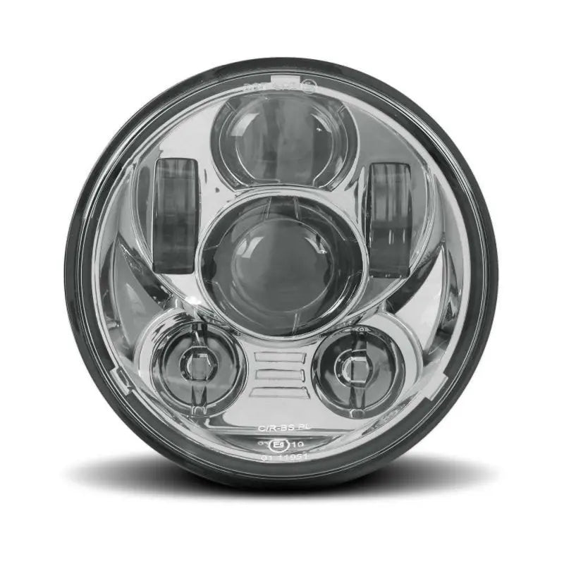 Phares Avant Moto LED 5,75 Pouces compatible avec Harley Davidson en chrome Le Pratique du Motard
