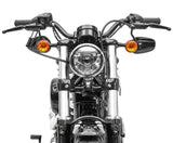 Phares Avant Moto LED 5,75 Pouces compatible avec Harley Davidson en chrome Le Pratique du Motard