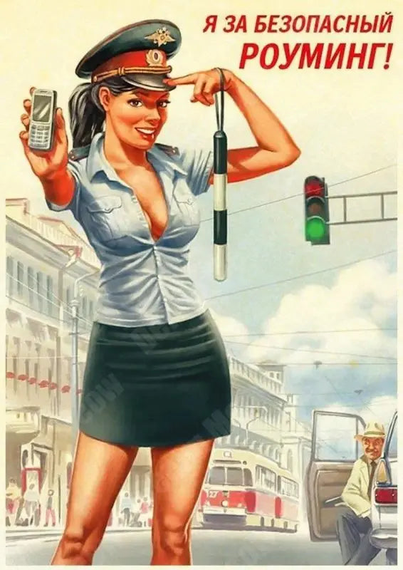 Plaque Métallique Vintage Pin Up Sexy - Le Pratique du Motard