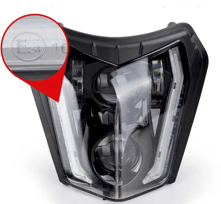 Plaque Phare KTM led - Le Pratique du Motard