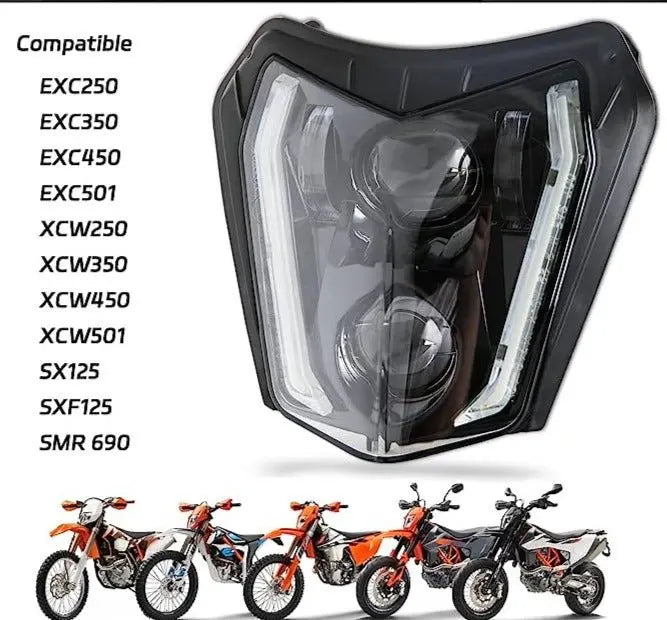 Plaque Phare KTM led - Le Pratique du Motard