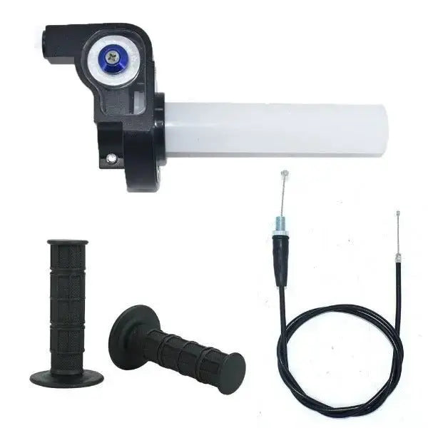 Poignée de gaz à tirage rapide - Noir - Le Pratique du Motard